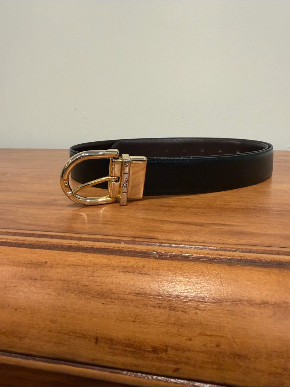 Dior Reversible Two Tone Belt